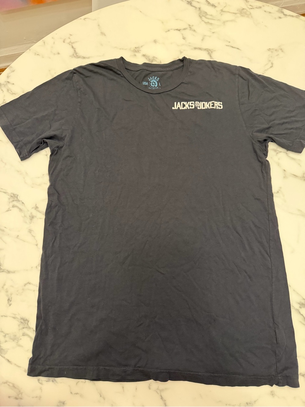 Short-Sleeve Crewneck Tee in vintage black
